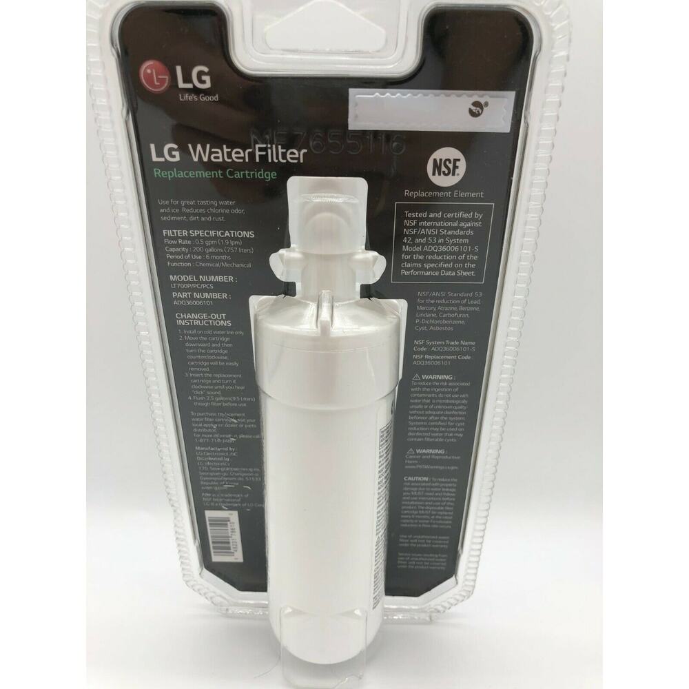 Genuine LG LT700P/PC/PCS ADQ36006104 Water Filter Replacement New - Picture 12 of 12